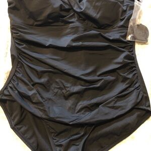 Black One-Piece Swimsuit